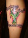 green hummingbird tats